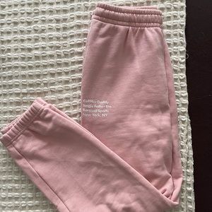 Pink Barstool joggers